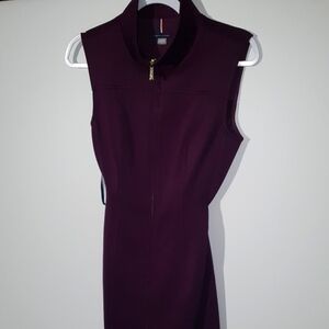 Elegant Purple Sleeveless Dress
